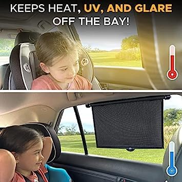 ShadeShield — Universal Magnetic Car Side Window Privacy Sunshade