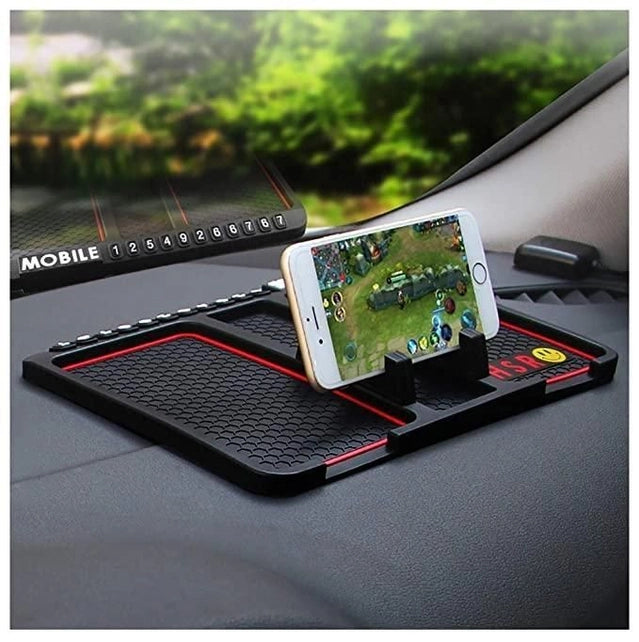 GripBase Pro — Anti-Slip Silicone Car Dashboard Phone & GPS Holder